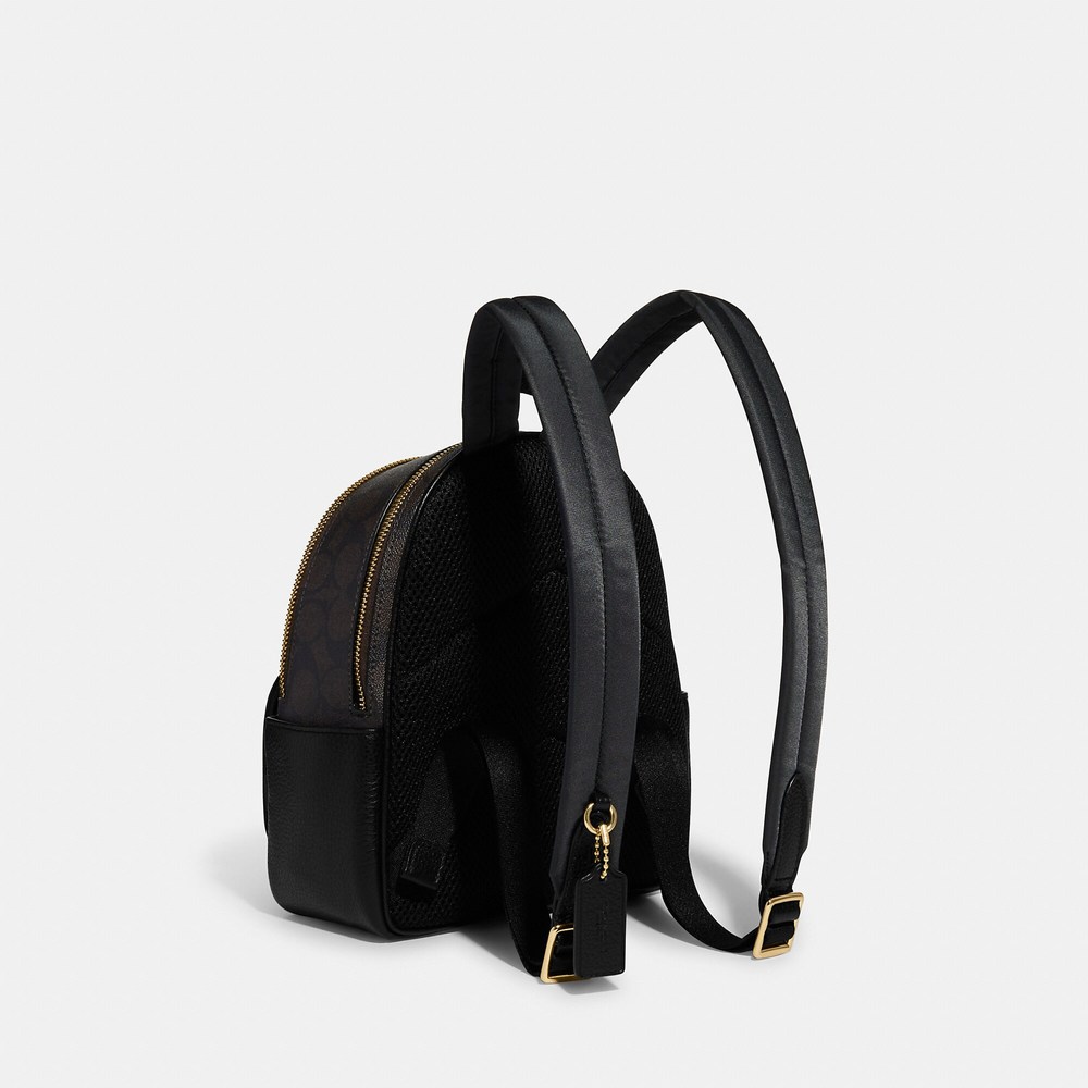 NWT Coach Outlet Mini Court Backpack In Signature Canvas - Picture 4 of 5